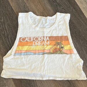 (8) Billabong X Salty Blonde Crop Top